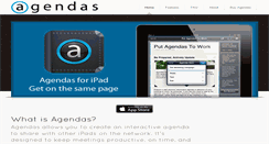 Desktop Screenshot of agendasapp.com