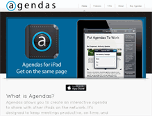 Tablet Screenshot of agendasapp.com